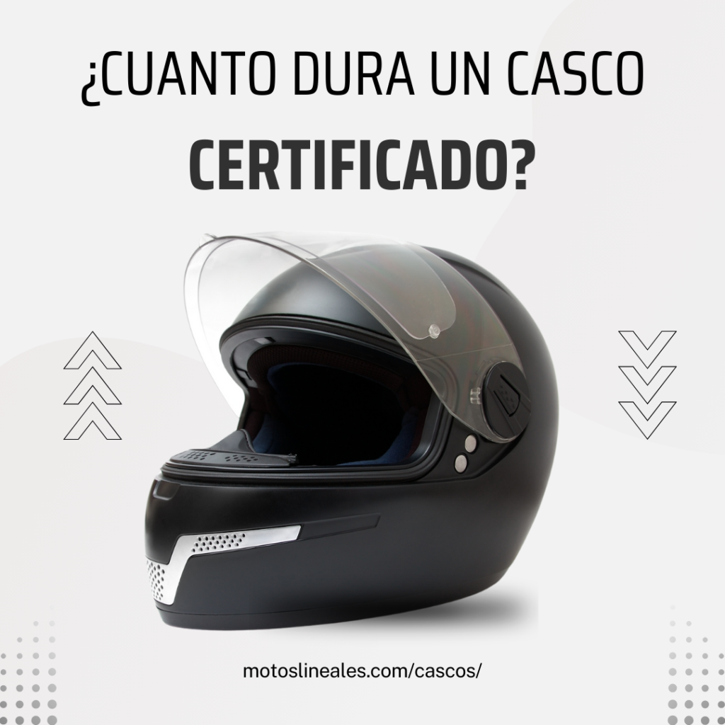 Un casco certificado puede durar entre 5 años – 7 años aproximadamente