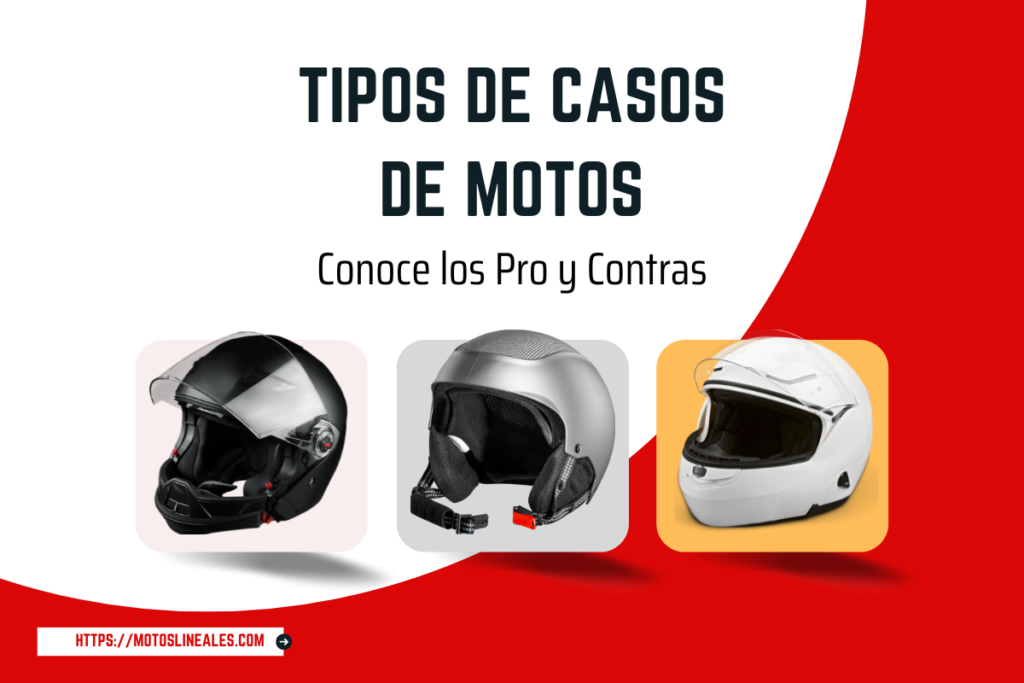 Tipo de cascos de moto sale